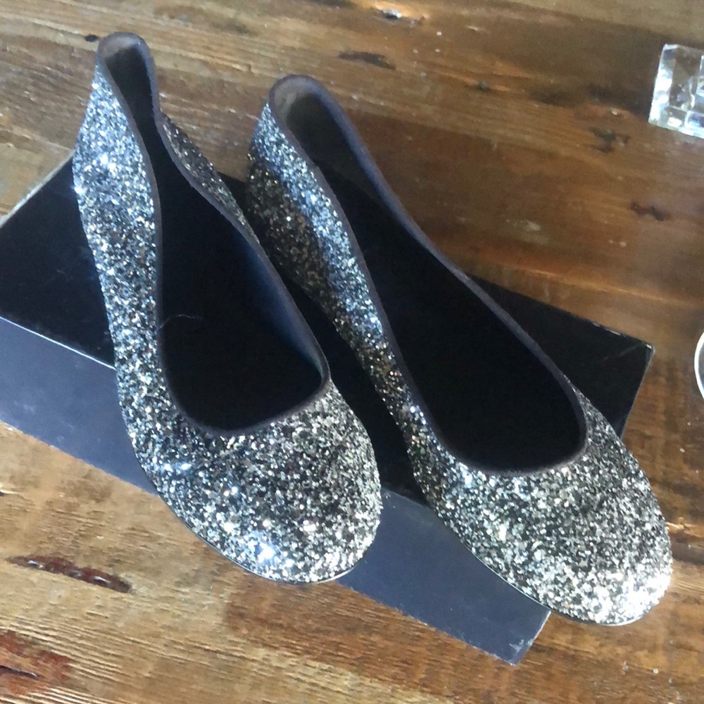 J Crew Sparkle Flats